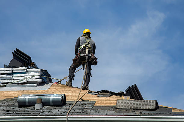 Professional Flat Roof Repair technician working in Farragut, IA